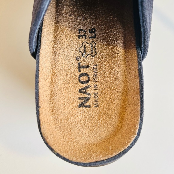 NWOT - NAOT Charcoal Halter-Top Clogs / Mules - Picture 4 of 8